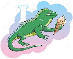 Series Of Children Alphabet Letter I Iguana And Ice Cream Royalty Free Cliparts Vectors And Stock Illustration Image 7114817 At the bottom you can read some interesting facts about the cartoon iguana. series of children alphabet letter i iguana and ice cream