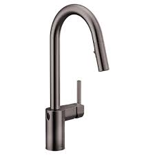 Black, bronze, chrome, nickel, stainless look, stainless steel Amazon Com Moen 7565ewbls Align Motionsense Wave Sensor Touchless One Handle High Arc Modern Pulldown Kitchen Faucet With Reflex Black Stainless Steel Home Improvement