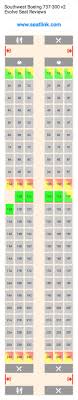 Southwest Boeing 737 300 V2 Evolve 733 Seat Map Airline