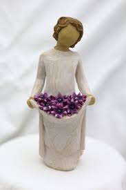 Experience lifelike flowering willow tree at alibaba.com, ideal for decorating indoors and outdoors. Angel Statue Figurine Graduation Day Gift Willow Tree Lilac Purple Flowers Simple Joys