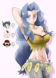 ash ketchum, grimsley, karen, sidney, and matsumoto rika (pokemon and 5  more) drawn by turizao | Danbooru
