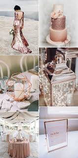 Modern Chic Rose Gold Wedding Ideas Rose Gold Wedding Decor Wedding Rose Gold Theme Rose Gold Wedding Dress