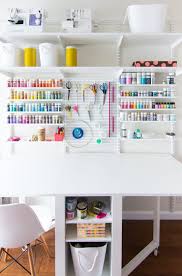 Using a scrap piece of pegboard left over from our laundry room. Creative Ideas For Organizing Your Craft Room Overstock Com