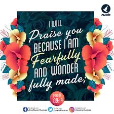 Psalm 139:14 declares, i praise you because i am fearfully and wonderfully made; Pin On Bible Verse