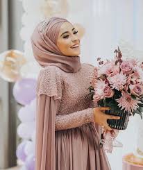 75+ model baju gamis brokat modern terpopuler 2018, desain via modelbajuterbaru2018.net. 30 Model Gaun Kebaya Modern Pesta Muslim Terbaru 2020 Bergaya