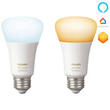 Een e27 fitting is een brede fitting voor de meest voorkomende armaturen. Philips Hue Ambiance Blanc Pack X2 Smart Bulb