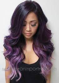 12 Ombre Sac Renkleri Ve Sac Modelleri Mini Hair Styles Purple Hair Highlights Hair Color Purple