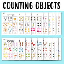 counting object 1 10 worksheets teaching resources tpt