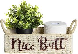 This handmade item would be here, we've listed the very best rv toilet papers. Toilet Paper Holder Basket Kitchen Table And Counter Farmhouse Bathroom Decorations Wicker Bathroom Box Seagrass Bathroom Decor Box Funny Home Bathroom Decor Box For Bathroom Decorative Accessories Home Urbytus Com
