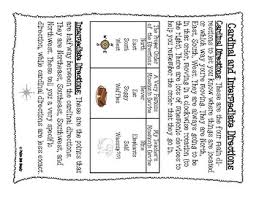 Cardinal Directions Mneumonic Device Anchor Chart Notes By Polka Dot Sandy