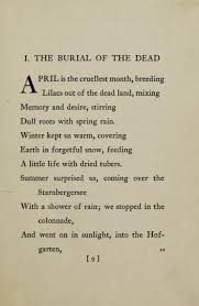 Pre1923 Ts Eliot Poems Poetry Words Literary Quotes