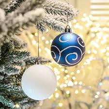 Silver jewellery online silver jewelry silver ornaments love to shop jewelry collection prince diamond stylish stuff to buy. Valery Madelyn Christmas Ball Ornaments Blue Silver 35ct 70mm Shatterproof Blue Christmas Tree Ornaments Bulk For Christmas Decoration Xmas Home Decor Pricepulse