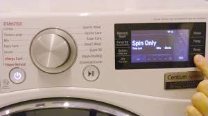 Then you could take clothing out of the extractor and hang them up to complete drying. Lg Washer Dryer How To Use Spin Only Drain Only Youtube