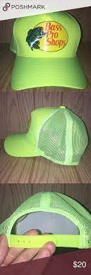 Bass Pro Shops Neon Yellow Mesh Trucker Hat Mesh Trucker Hat Trucker Hat Neon Yellow