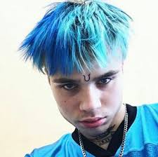 Blue Lil Peep Hellboy Dye My Hair Rappers