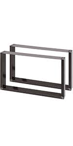 Metal dining table legs ukg pro (ultipro). Amazon Com Vevor Set Of 2 Steel Table Legs 28 Height 24 Wide Dining Table Legs Heavy Duty 3 1 Square Box Section X Frame Table Legs 28x24x3 1 Inch Original Color Industrial Country Style Metal Dining Legs