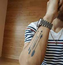 Arrow Tatoo Tatouage Fleche Tattoo Bras Homme Idee Tatouage Avant Bras