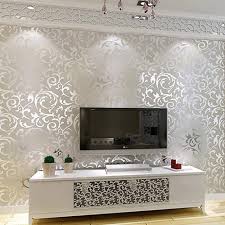 In kombination mit gestrickten textilien und viel grün sorgen sie für ein gemütliches und einladendes gefühl im wohnzimmer. Homdox Tapete Moderne Vlies Tapete Mit Ziegel Muster Heimdekor Fur Wohnzimmer Schlafzimmer Und Tv Hintergrund Silber Homdox