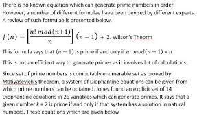 Is There Any General Equation To Find Prime Numbers Quora Prime Numbers Equation Math