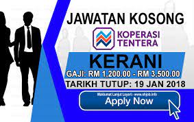 Kerja kosong kerani ni tidak memerlukan pendidikan tinggi dan selagi anda tahu, tahap kekosonganya banyak! Kerja Kosong Kerani Miri Kahanan