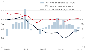 India Inflation January 2016