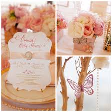 Whimsical Pink And Gold Baby Shower Pretty My Party Party Ideas