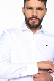 Camisa Hombre Manga larga Slim de Algodón Wolf & Hank WOLF & HANK