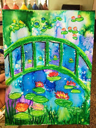 Illustrator gives free drawing lessons to inspire kids. Claude Monet S Garden 1st Grade Smart Class Spring Art Projects Kindergarten Art Elementary Art Projects