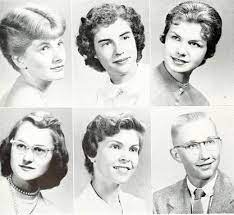 1956 Pekin Community High School Yearbook High School Hairstyles Yearbook Photos Yearbook