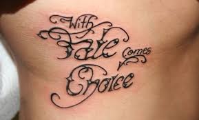 I love this tattoo because it looked like when the skin broke there was a world of words underneath. 35 Groovy Quote Tattoos For Girls Slodive