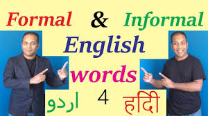 Formal And Informal English Words With Meanings Phrases Translation In Words English Words Phrase