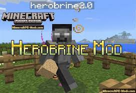 It adds a whole new level of fear in the game. Herobrine Mod Addon For Minecraft Pe 1 12 0 1 11 4 1 11 1 Download