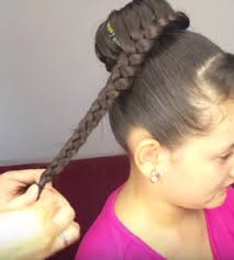 Peinado Recogido Alto Para Ninas Hermoso Padres