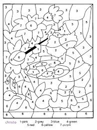 Dibujos Para Colorear Con Numeros