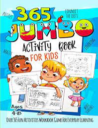 A good activity for young kids. Pdf Download 365 Jumbo Activity Book For Kids Ages 4 8 Over 365 Fun
