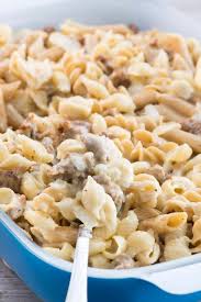 sausage macaroni and cheese crazy for