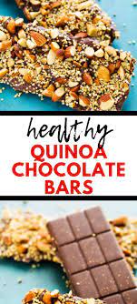 Quinoa Chocolate Bars Recipe Healthy Chocolate Recipes Healthy Chocolate Healthy Chocolate Desserts