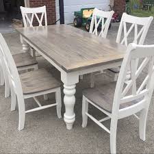 Unfinished Farmhouse Dining Table Legs Wood Legs Turned Legs Hardwood Chunky Wide With Images Farmhouse Dining Room Table Dining Table Makeover Farmhouse Dining Room