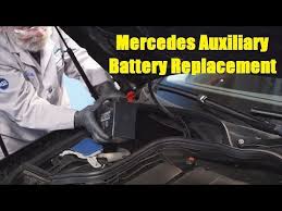 Mercedes Auxiliary Battery Replacement The Battery Shop Youtube