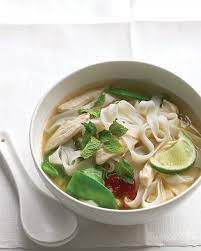 Asian Noodle Soup With Chicken And Snow Peas Recipe Recipe Asian Soup Recipes Quick Soup Recipes Asian Soup