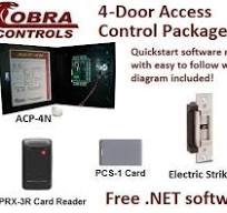 Cobra Controls ACP-4N (4-door) Door Access Control KIT