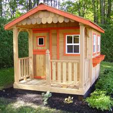 Since wooden play castle have an artistic look, they. Top 20 Outdoor Playhouses For Kids Plus Their Costs