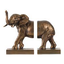 Schedule your delivery date at checkout A B Home Copper Elephant Bookends Set Of 2 Overstock 30904317