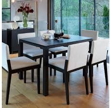 Bakerford walnut finish upholstered dining chair with biscuit beige seat (set of 2) (21.85 in. Cordoba Modern Dining Chair Black Wenge With Off White Fabric Dining Chairs