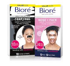 After you remove the strip i'd just rinse your face off with water only so you don't irritate your skin too much, follow up with a salicylic acid serum & then . Buy Biore Nose Face 24ct Pore Strips With Biore Charcoal 18ct Nose Strips Online In Indonesia B086hrnrxj