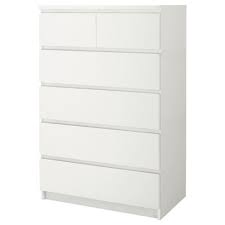 Malm 6 Cekmeceli Sifonyer Beyaz 80x123 Cm Ikea Yatak Odalari Sifonyer Ikea Fikirleri Ikea