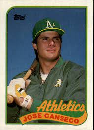 Jose canseco has three rookie cards: 1989 Topps 500 Jose Canseco A S Nm Mt