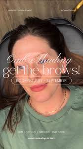 WHAT IS OMBRE SHADING?, Unlike Microblading or a Combination brow, Ombre  shading (also known as a powder brow), has no hair stokes and is made up  entirely of machine shading. It is ideal for ALL skin ...