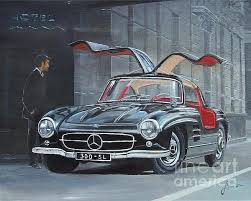 1954 Mercedes Benz 300 Sl Gullwing By Sinisa Saratlic Mercedes Benz 300 Mercedes Benz Automotive Art