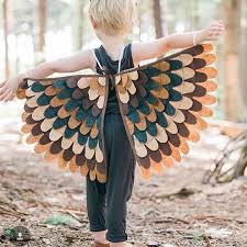 Kostum Flugel Hawk Spatz Fink Eule Huhn Schattierungen Von Braun Weich Und Umklappbare Baum Rebe In 2020 Baum Kostum Eulen Kostum Eulen Kostum Kind